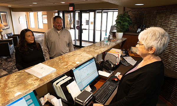 hotel front desk